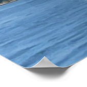 Poster met zeilboot (Hoek)