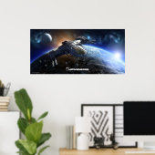 Poster met zware bloeddruk (Thuiskantoor)