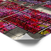 Poster Métal à ferraille coloré (Coin)