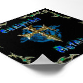 Poster métal chrétien (Coin)