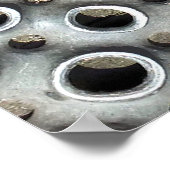 POSTER MÉTAL FAUX (Coin)