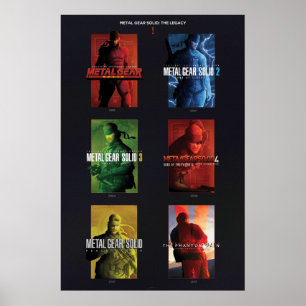 Poster Metal Gear Solid Legacy Metal Gear Solid IV Tribut