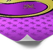 Poster Métal Sanglier (Coin)