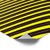 Poster Métal sur l'illusion optique jaune L'art mural (Coin)