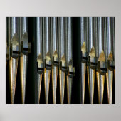 Poster Metalen buizen (Voorkant)