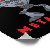 Poster Metalhead - Lourd Diable Robot Métal - Avec Texte (Coin)