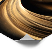 Poster Metallic Fluid Golden Luxury (Coin)