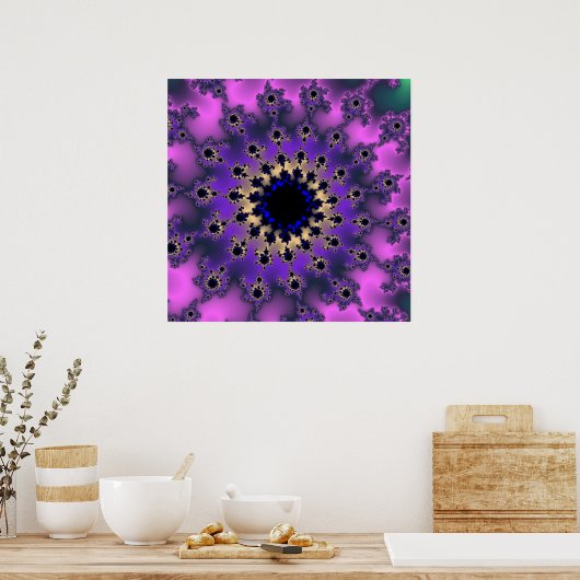 Poster Metallic Purple Eye (Cuisine)