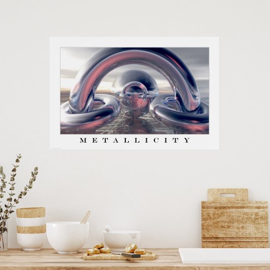 Poster Métallicité (Cuisine)