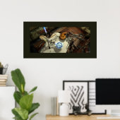 Poster métallisation (Bureau à domicile)