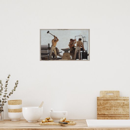 Poster Métallurgie (Cuisine)