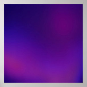 Poster Métamorphose 1 Violet Bleu Élégance