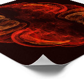 Poster Métamorphose Art Abstrait (Coin)