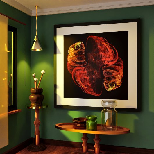 Poster Métamorphose Art Abstrait