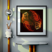 Poster Métamorphose Art Abstrait