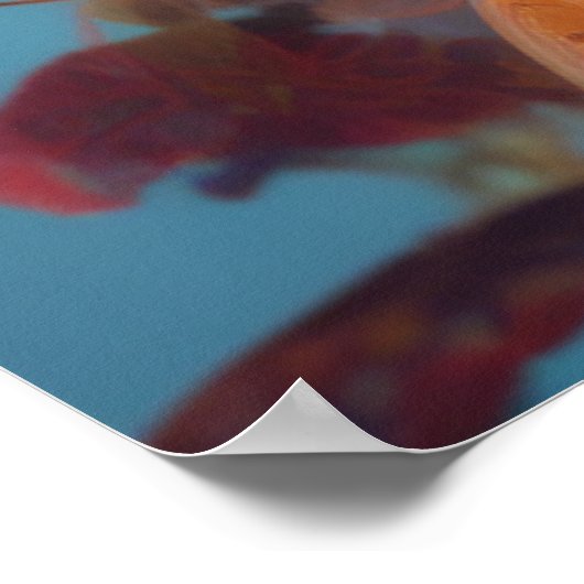 Poster Métamorphose florale (Coin)