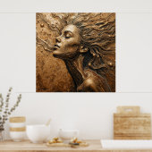 Poster “Metamorphosis of Light” – A Surreal Portrait (Cuisine)