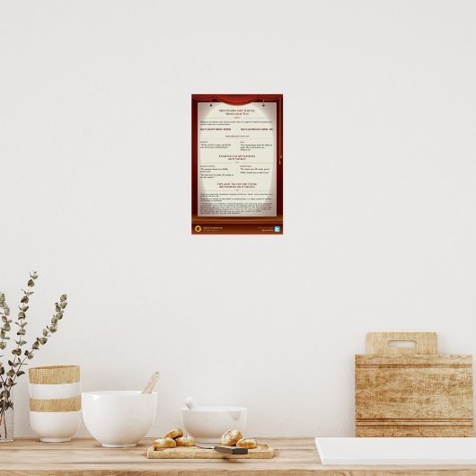 Poster Métaphores et Similes : conseils et astuces (Cuisine)