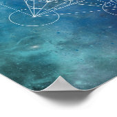 Poster Métatron, chakra, zen, géométrie sacrée, ange (Coin)