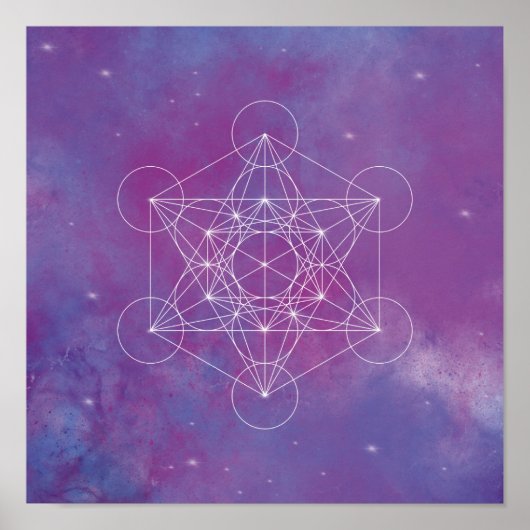 Poster Metatron, chakra,zen,sacred geometric, angel, (Devant)