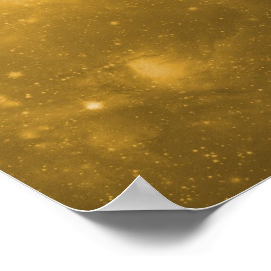 Poster Métatron's Cube with Yellow Universe arrière - pla (Coin)