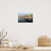 Poster Métaux roseaux et arbres dans l'ouest de Saint Pau (Cuisine)