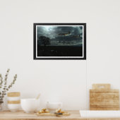 Poster Météo Lune 1949 (Cuisine)