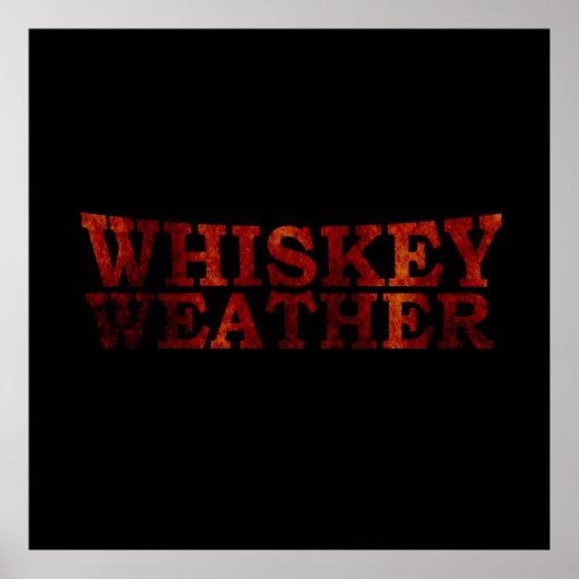 Poster météo pour le whisky (Devant)