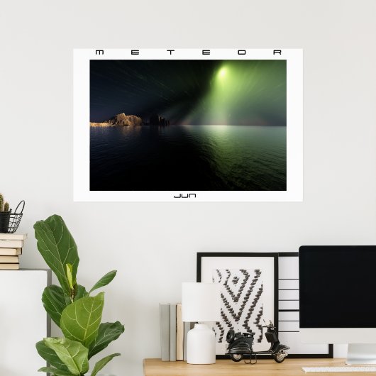 Poster Meteor (Bureau à domicile)