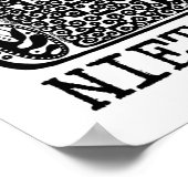 Poster méthode dans la philosophie MADNESS citation de Ni (Coin)