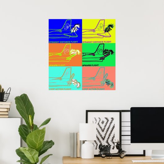 Poster Méthode De Vol (Bureau à domicile)