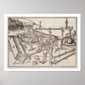 Poster Méthodes de déplacement des blocs de pierre, de 'D (Devant)