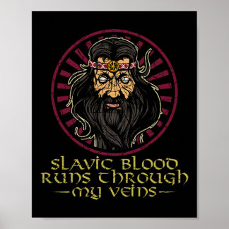 Poster Métier d'être céleste slave Païens Slaves P