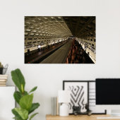 Poster Métro à Washington, D.C. (Bureau à domicile)