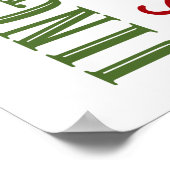 Poster métro de Noël (Coin)