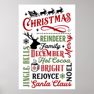 Poster métro de Noël