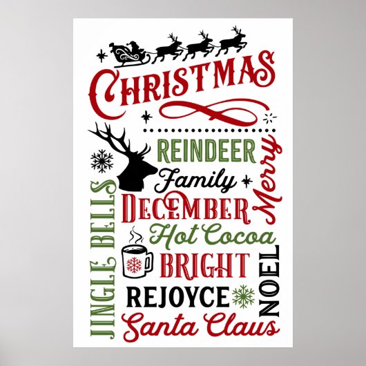 Poster métro de Noël (Devant)