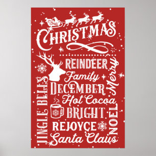 Poster métro de Noël