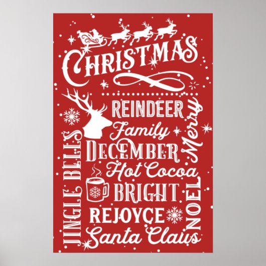 Poster métro de Noël (Devant)