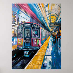 Poster Métro Express Uptown