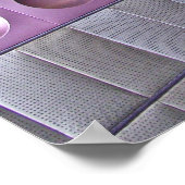 Poster Métro futuriste, Prague (Coin)