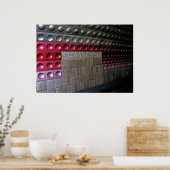 Poster Métro futuriste, Prague (Cuisine)