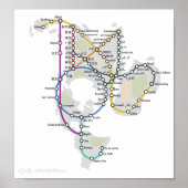 Poster Métro One World (Devant)