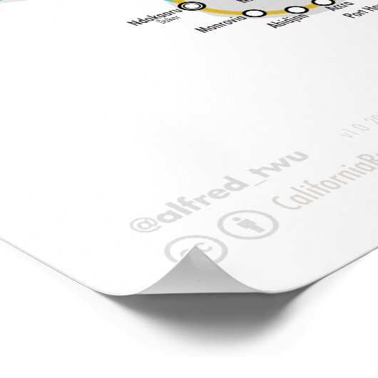 Poster Métro One World (Coin)