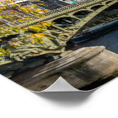 Poster Métro sur le pont Bir-Hakeim - Paris, France (Coin)