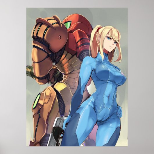 Poster Metroid Samus Aran (Devant)