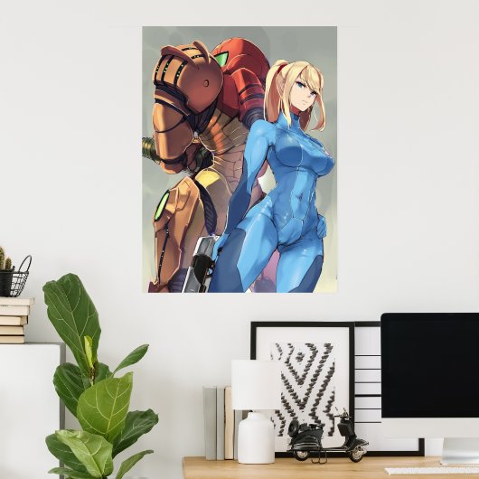 Poster Metroid Samus Aran (Bureau à domicile)
