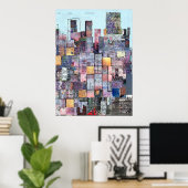 Poster Métropole II (Bureau à domicile)