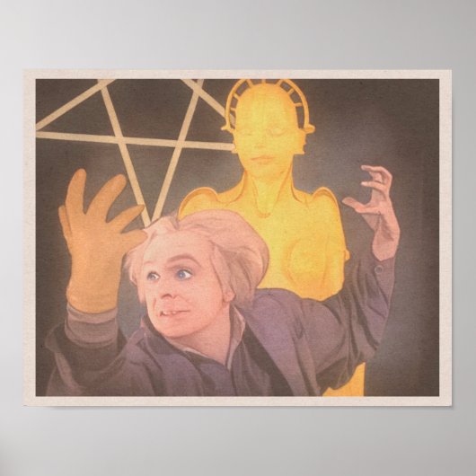 Poster Metropolis (1927) - La révélation de l'inventeur (Devant)