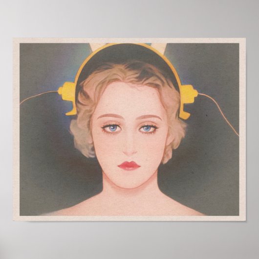 Poster Metropolis (1927) - Maria and The Machine Art (Devant)